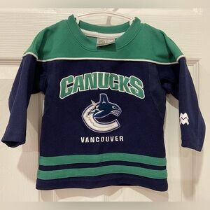 Baby Vancouver Canucks NHL Hockey Fan Jersey Size 12 Months